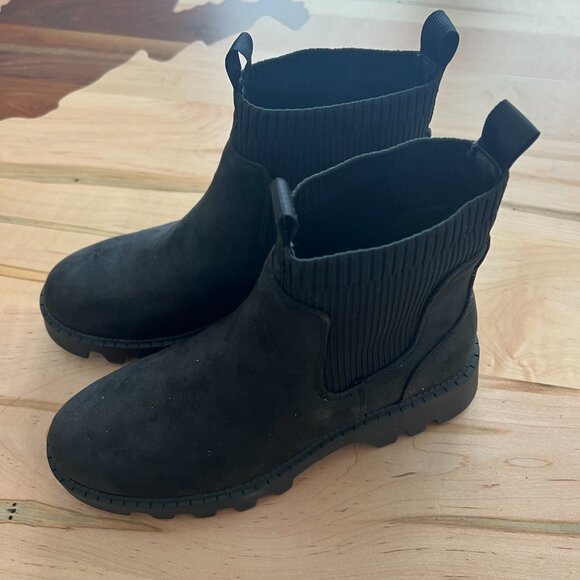 Bull Boxer Chelsea Boot - Black Faux Leather - Womens Size 6 - NEW - Picture 10 of 13